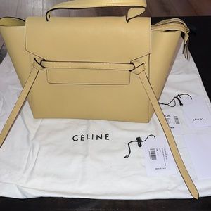 Celine Vanilla Grained Leather Mini Belt Bag